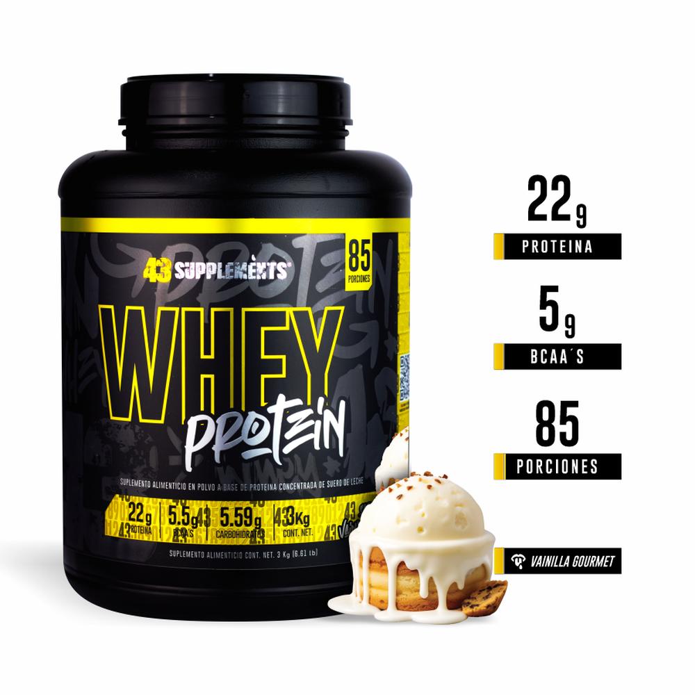 Foto 3 pulgar | 43 Whey Protein 3 Kg Vainilla 43 Supplements