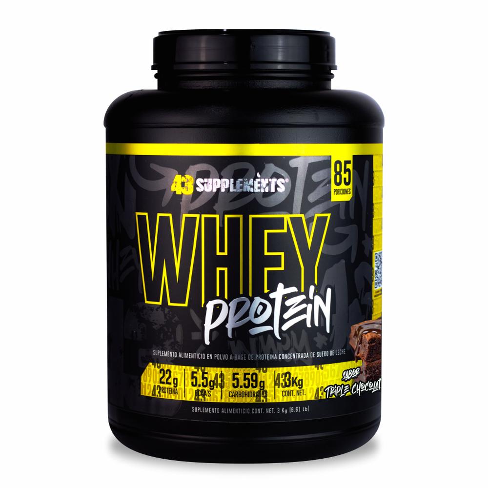 Foto 2 pulgar | 43 Whey Protein 3 Kg Triple Chocolate 43 Supplements