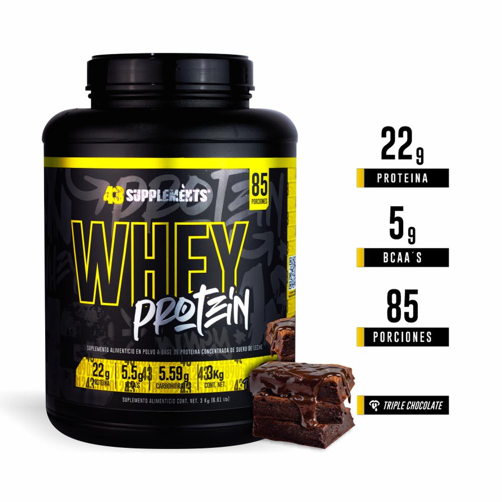 Foto 3 pulgar | 43 Whey Protein 3 Kg Triple Chocolate 43 Supplements