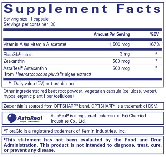 Foto 3 pulgar | Suplemento Dietético Pure Encapsulations Vitamin A 30 Cápsulas - Venta Internacional.