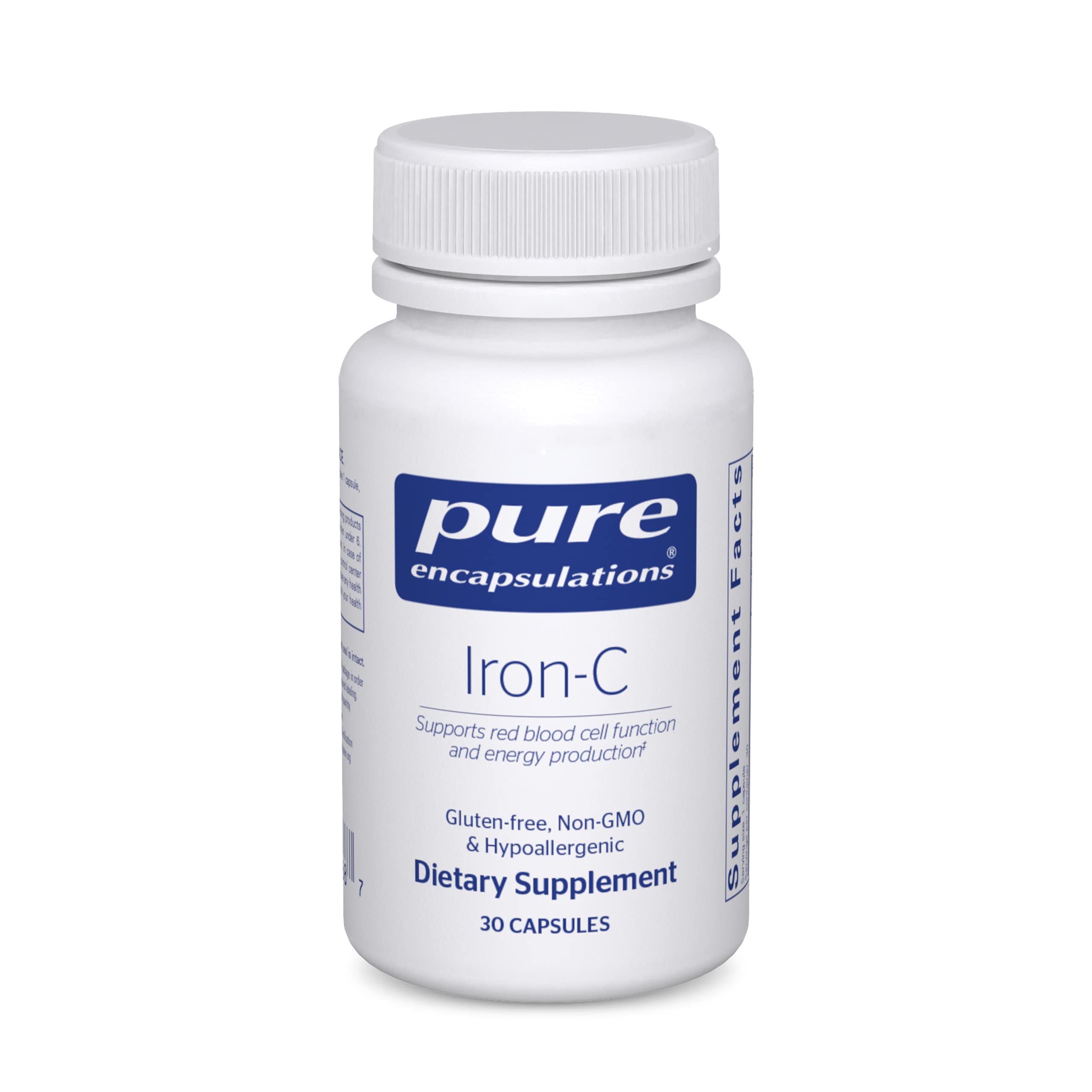 Foto 1 | Supplement Pure Encapsulations, Hierro Y Vitamina C, 30 Cápsulas - Venta Internacional.