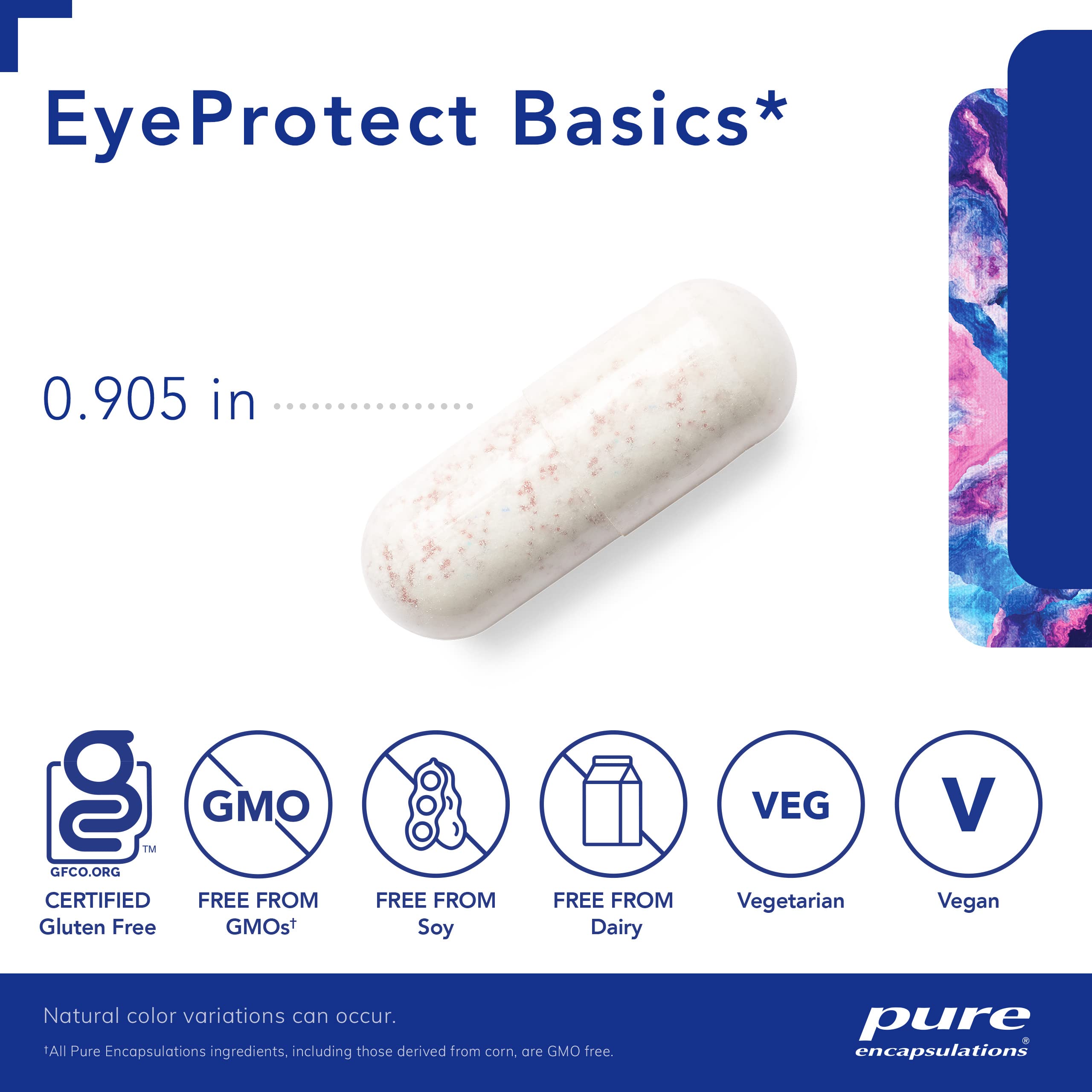Foto 4 pulgar | Suplemento Pure Encapsulations Eyeprotect Basics 60 Cápsulas - Venta Internacional.
