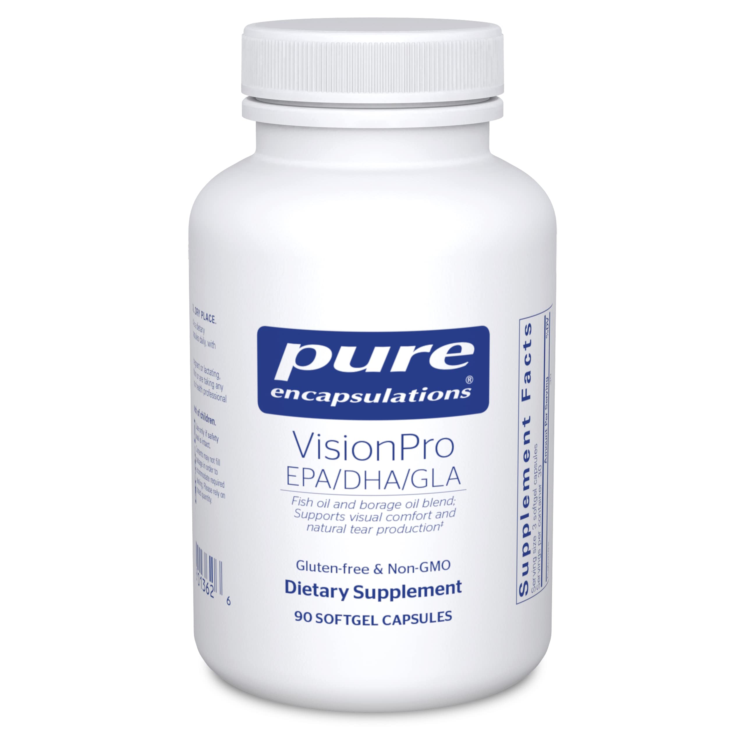 Suplemento Pure Encapsulations Visionpro Epa/dha/gla 90 Cápsulas - Venta Internacional.