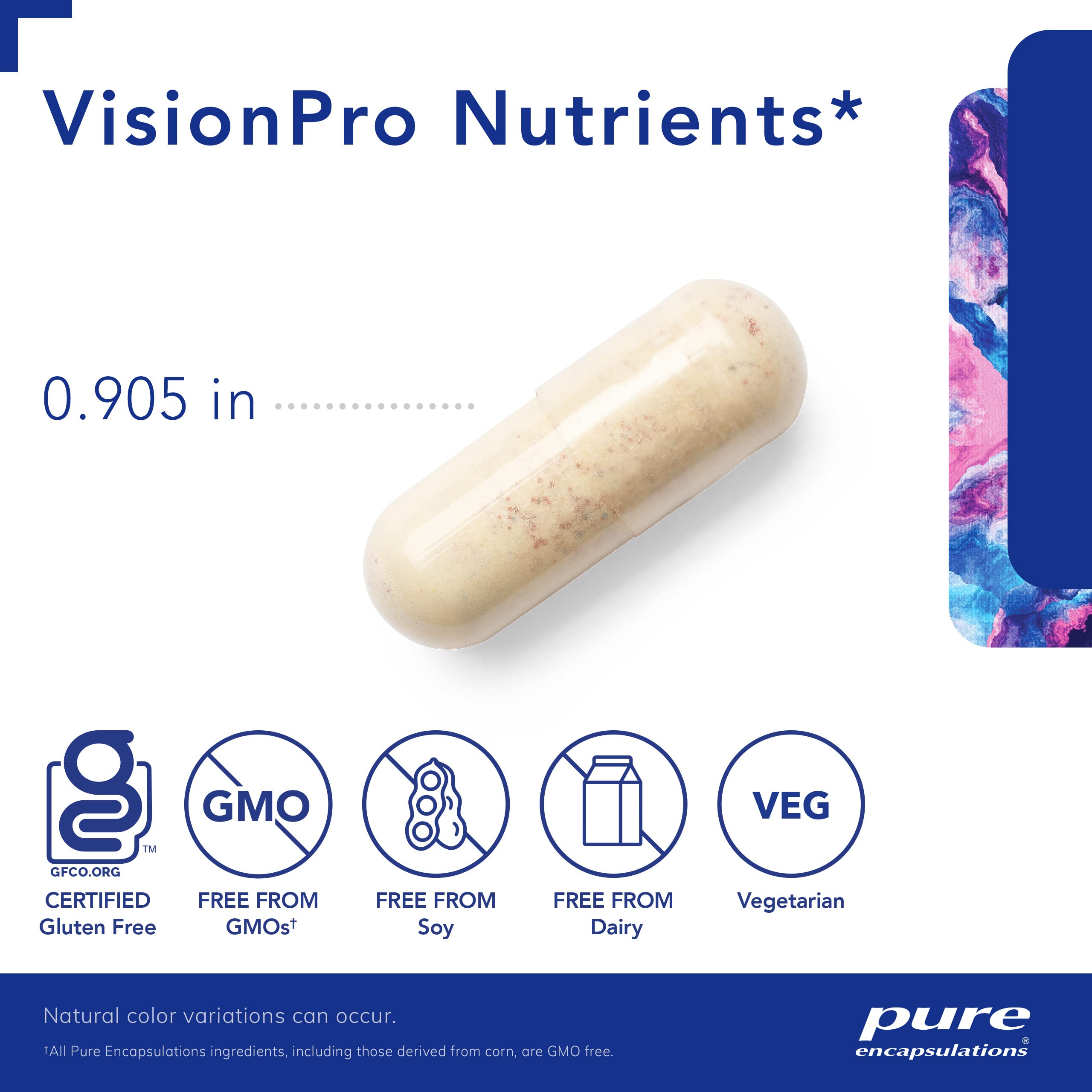 Foto 4 pulgar | Suplemento Pure Encapsulations Visionpro Nutrients 90 Cápsulas - Venta Internacional.