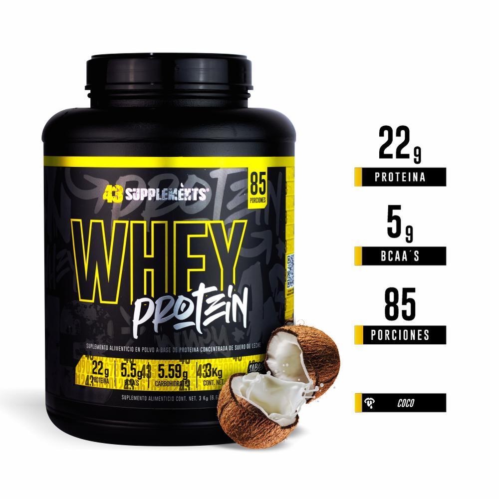 Foto 3 pulgar | 43 Whey Protein 3 Kg Coco 43 Supplements
