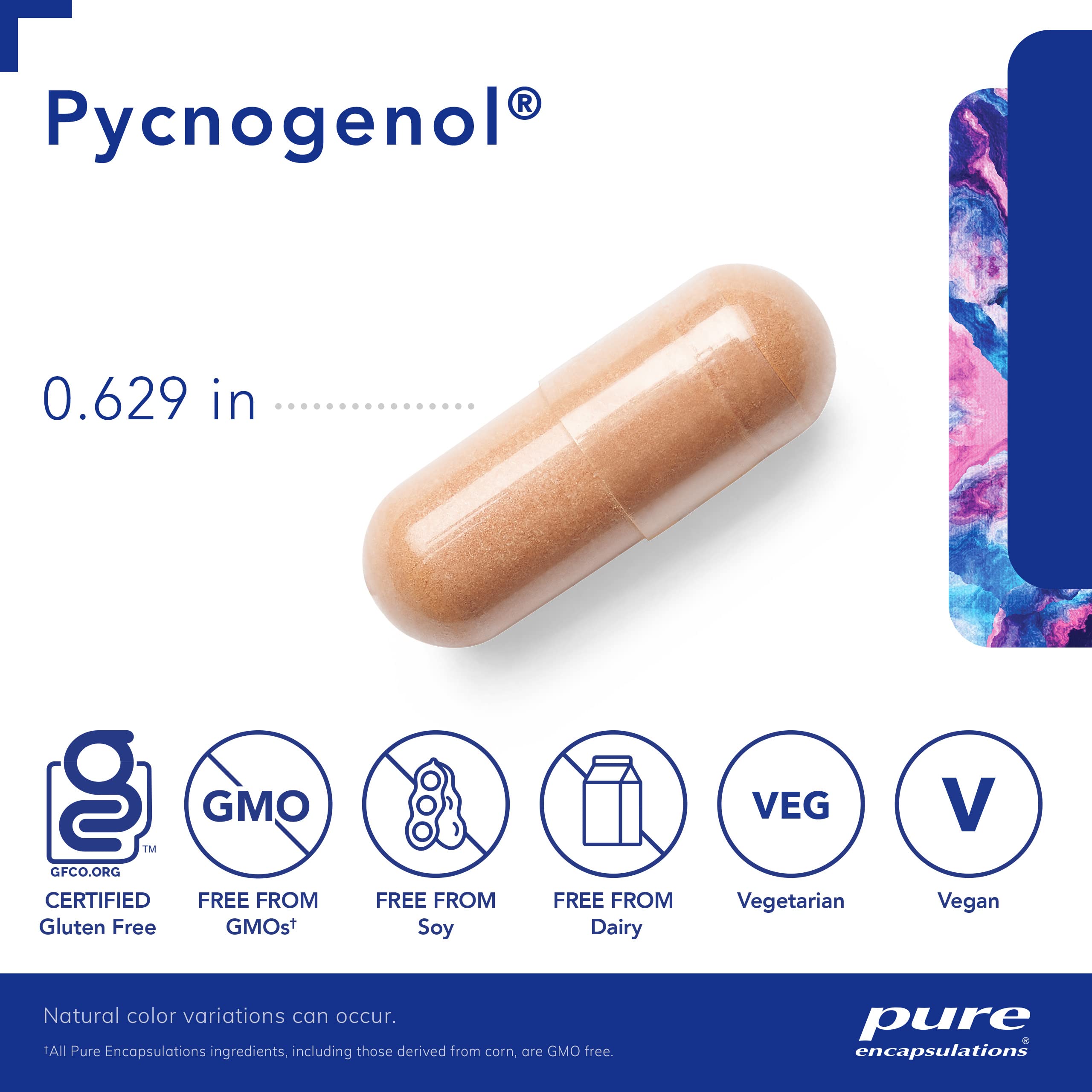 Foto 4 pulgar | Suplemento Pure Encapsulations Pycnogenol 100 Mg 30 Cápsulas - Venta Internacional.