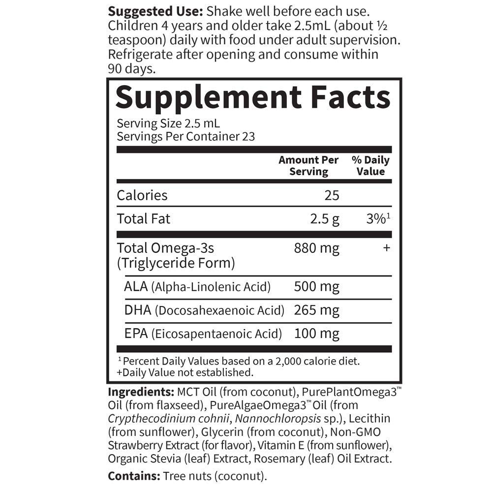 Foto 6 pulgar | Suplemento Garden Of Life Plant Omega-3 Ala, Dha Y Epa De Garden Of Life, 60 Ml - Venta Internacional.