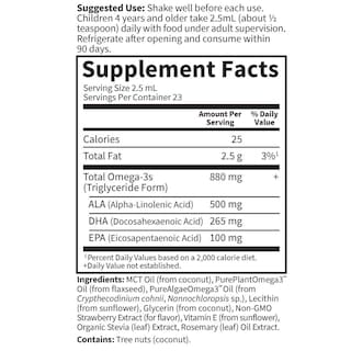 Foto 5 | Suplemento Garden Of Life Plant Omega-3 Ala, Dha Y Epa De Garden Of Life, 60 Ml - Venta Internacional.