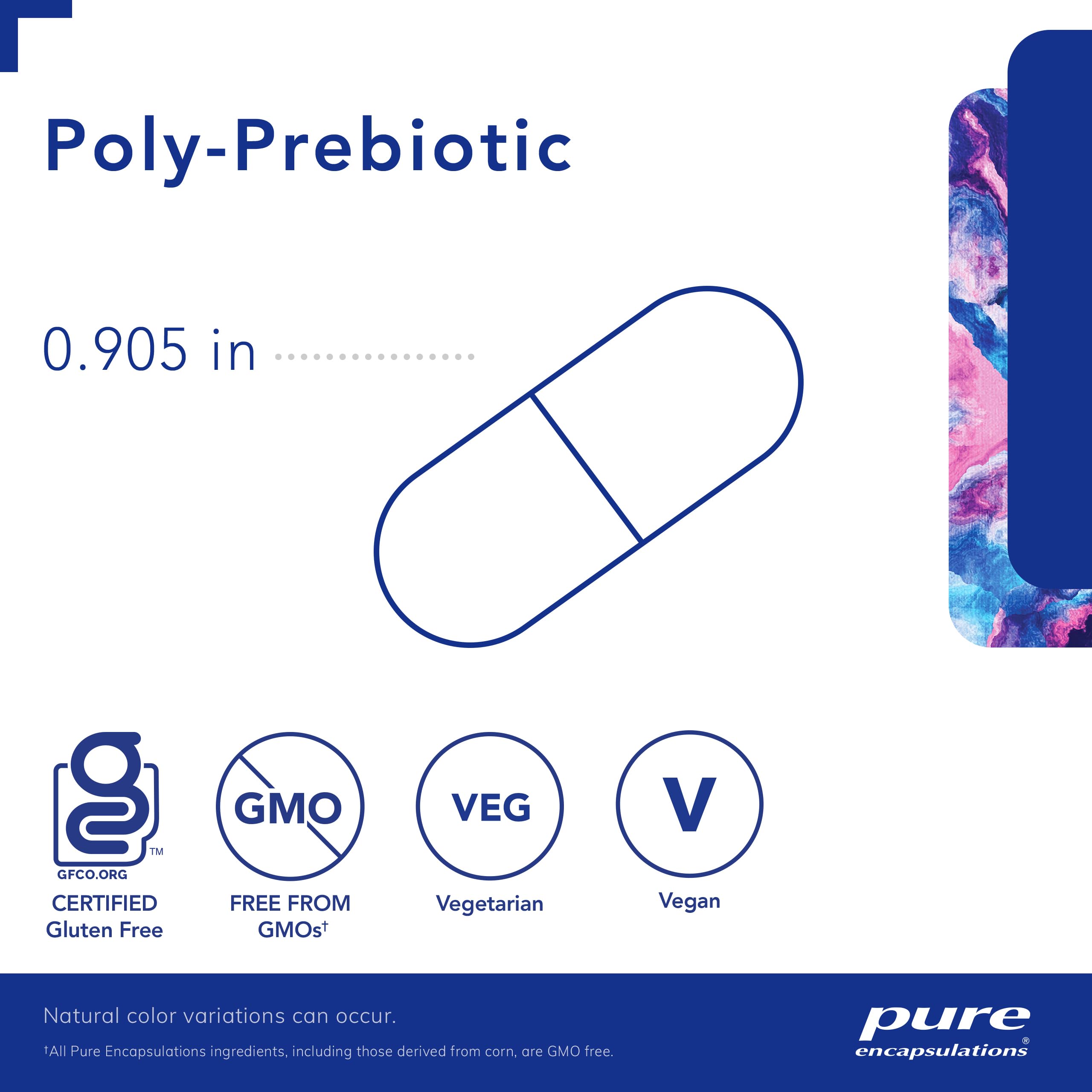 Foto 4 pulgar | Suplemento Pure Encapsulations Poly-prebiotic 120 Cápsulas - Venta Internacional.