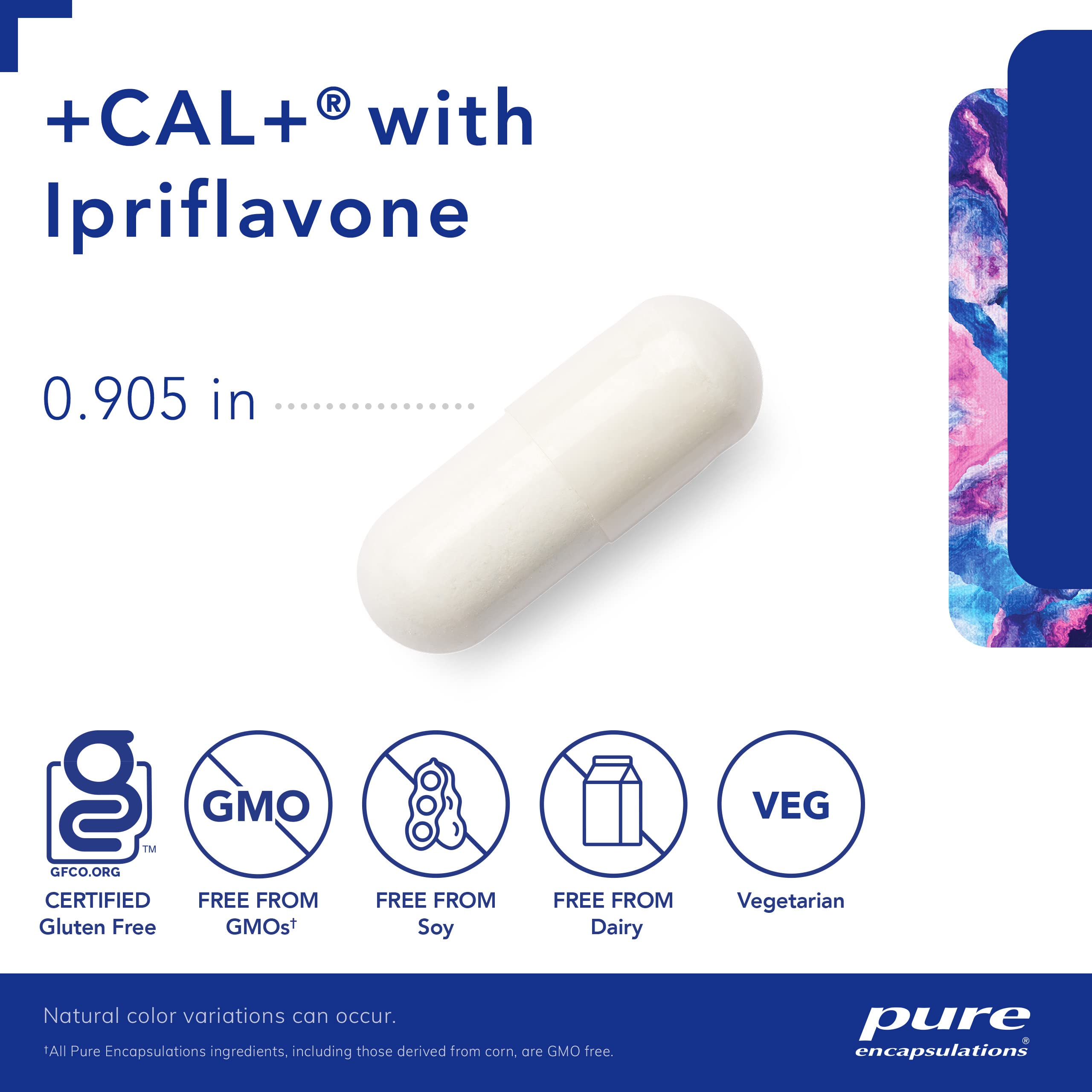 Foto 4 pulgar | Complemente Pure Encapsulations +cal+ Con Ipriflavon 351 Cápsulas - Venta Internacional.