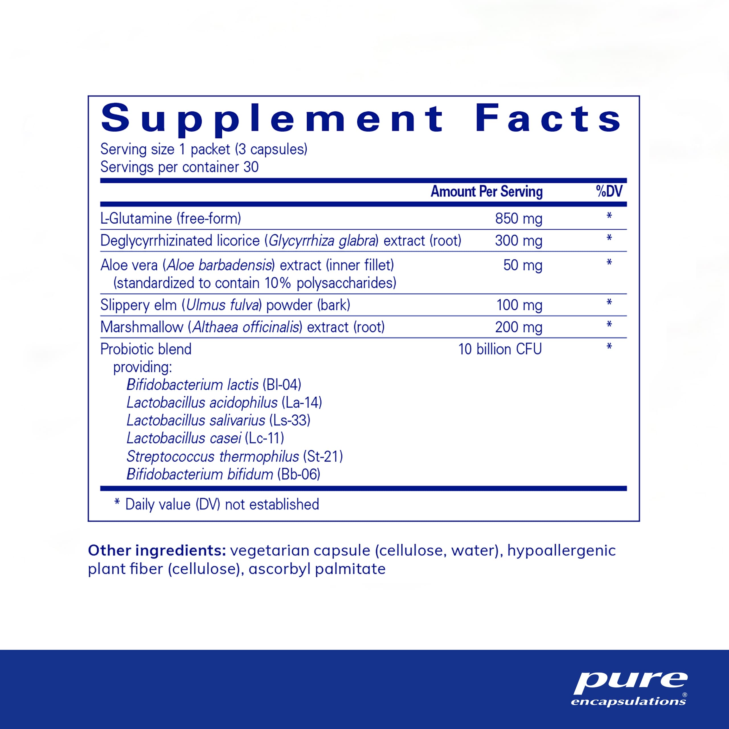 Foto 3 pulgar | Paquete Puro Diario De Supplement Pure Encapsulations Healthy Gut - Venta Internacional.
