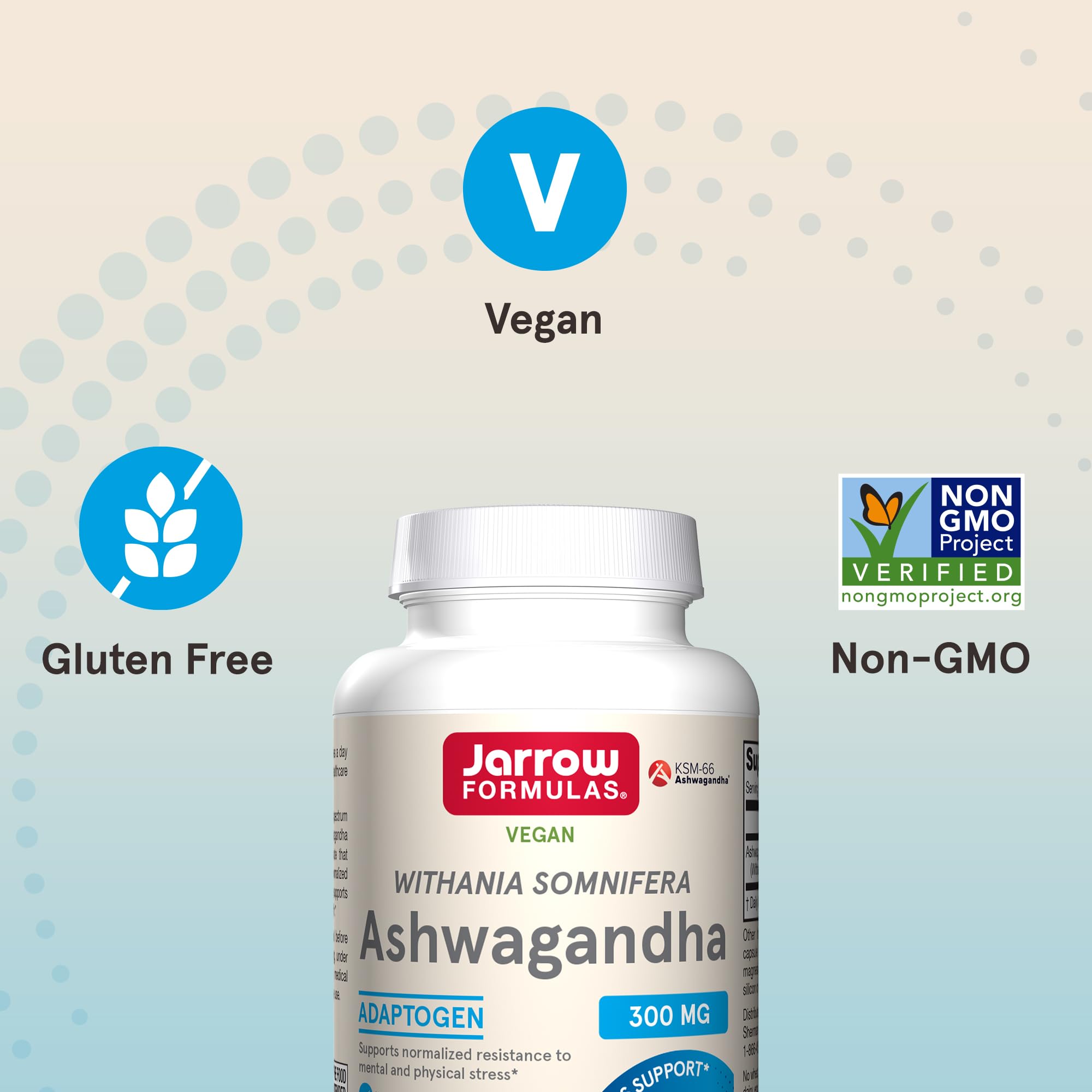 Foto 6 pulgar | Suplemento Jarrow Formulas Ashwagandha 300 Mg 120 Cápsulas - Venta Internacional.