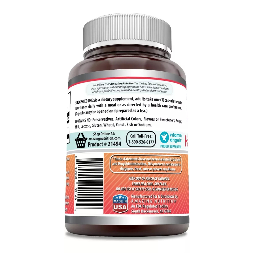Foto 4 pulgar | Amazing Formulas Hawthorn Berries 565mg Espino Antioxidante, Salud Cardiovascular, Control De La Presión Arteri