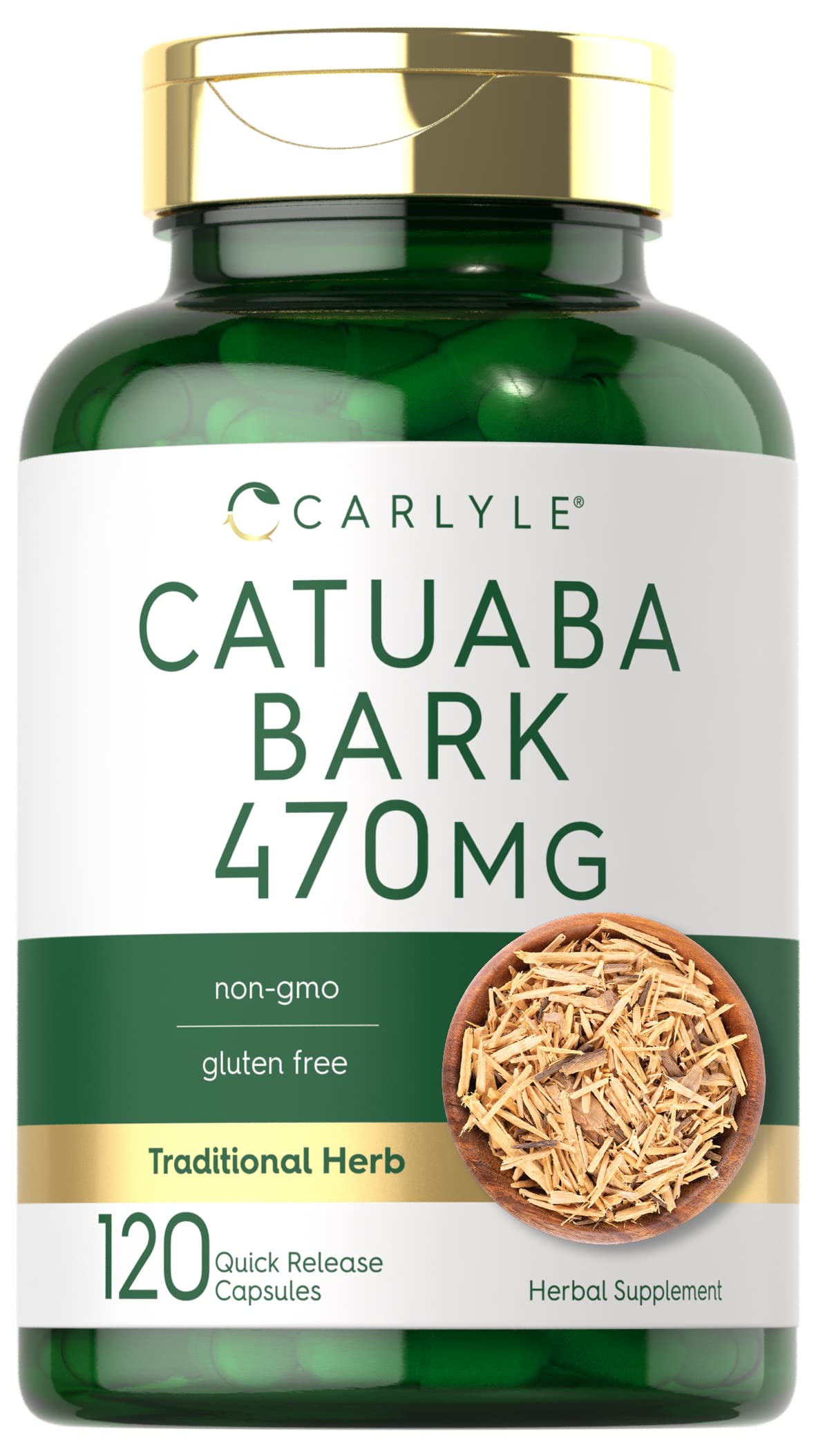 Foto 2 pulgar | Suplemento De Extracto De Corteza De Carlyle Catuaba 470 Mg 120 Cápsulas - Venta Internacional.