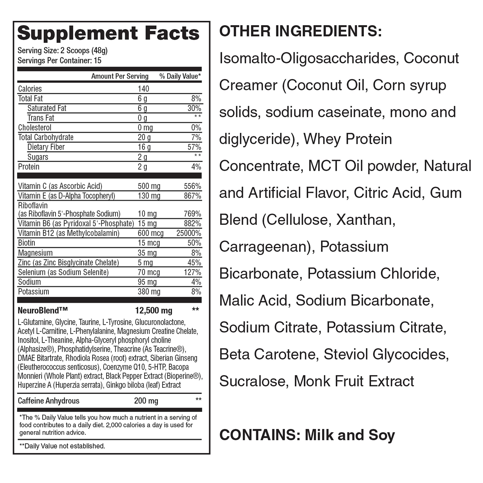 Foto 3 | Suplemento Lean1 Neuro Mental Energy, Bebida En Polvo, Naranja, 15 G - Venta Internacional.