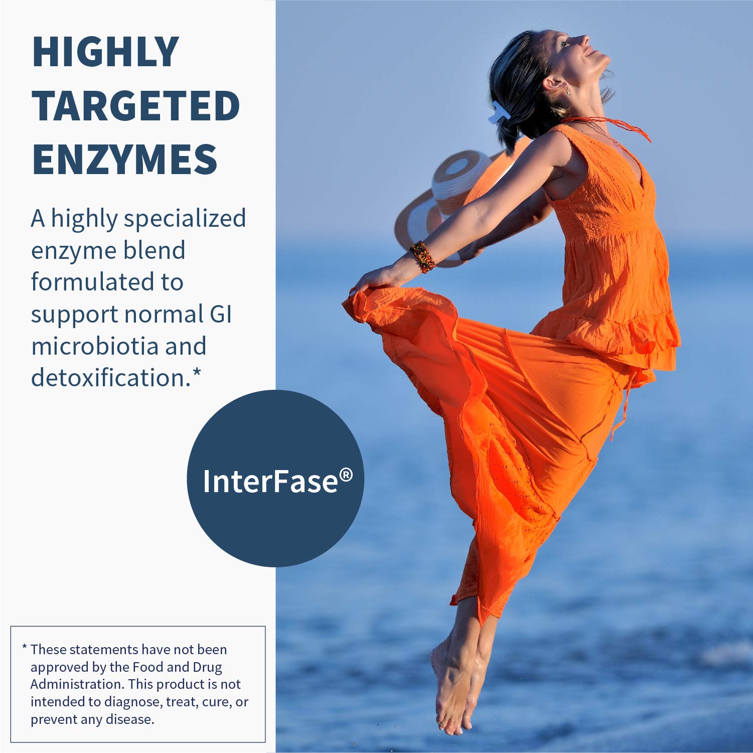 Foto 2 | Suplemento Klaire Labs Interfase Digestive Enzyme 120 Cápsulas - Venta Internacional.