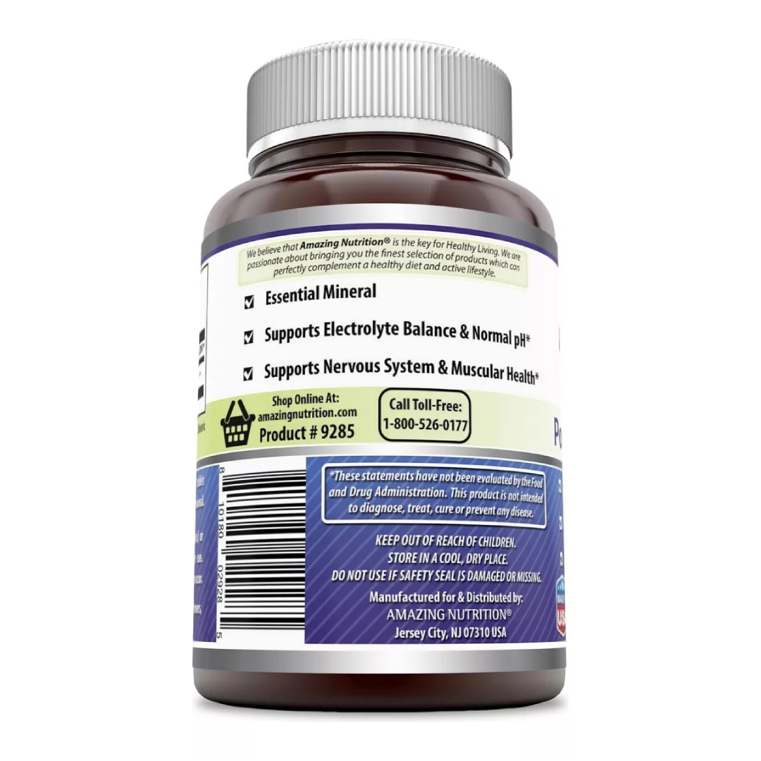 Foto 4 pulgar | Amazing Formulas Potassium Gluconate Función Muscular, Salud Cardiovascular Gluconato De Potasio 250 Tablets