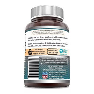 Foto 3 | Amazing Formulas L-citrulline 2000 Mg Citrulina Rendimiento Deportivo Salud Cardiovascular, 120 Tabletas
