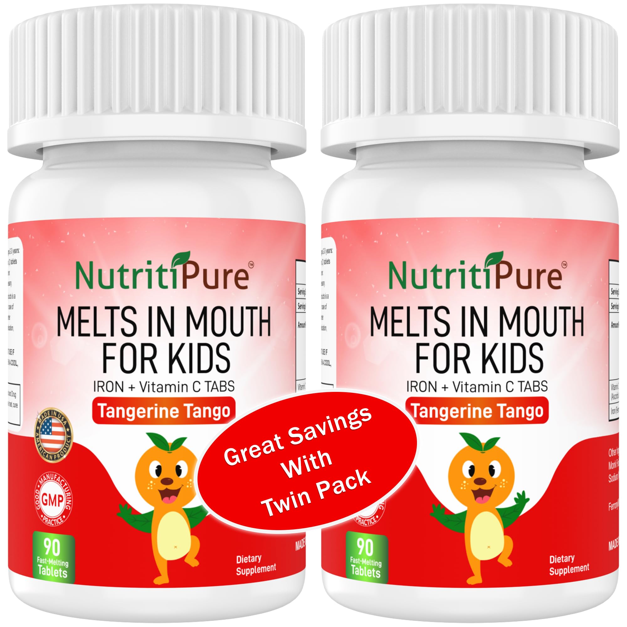 Suplemento De Hierro Masticable Nutritipure Ferronyl  /carbonyl Iron - Venta Internacional.