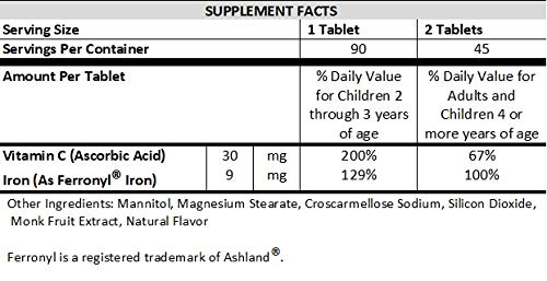 Foto 6 | Suplemento De Hierro Masticable Nutritipure Ferronyl  /carbonyl Iron - Venta Internacional.