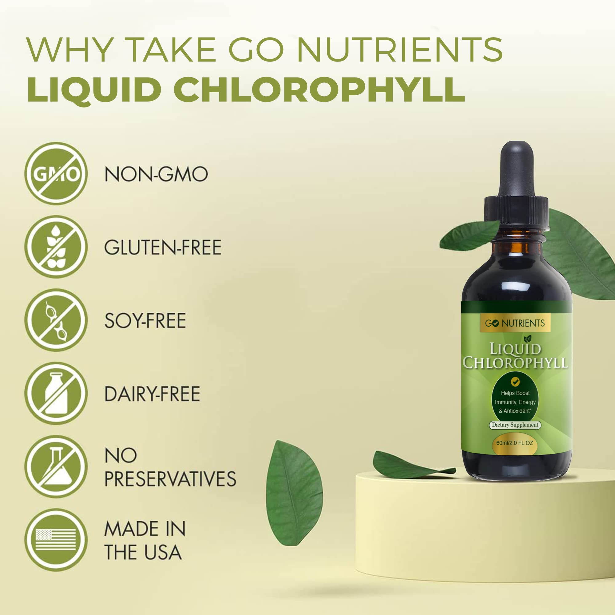 Foto 4 | Clorofila Líquida Supplement Go Nutrients 30 Ml - Venta Internacional.