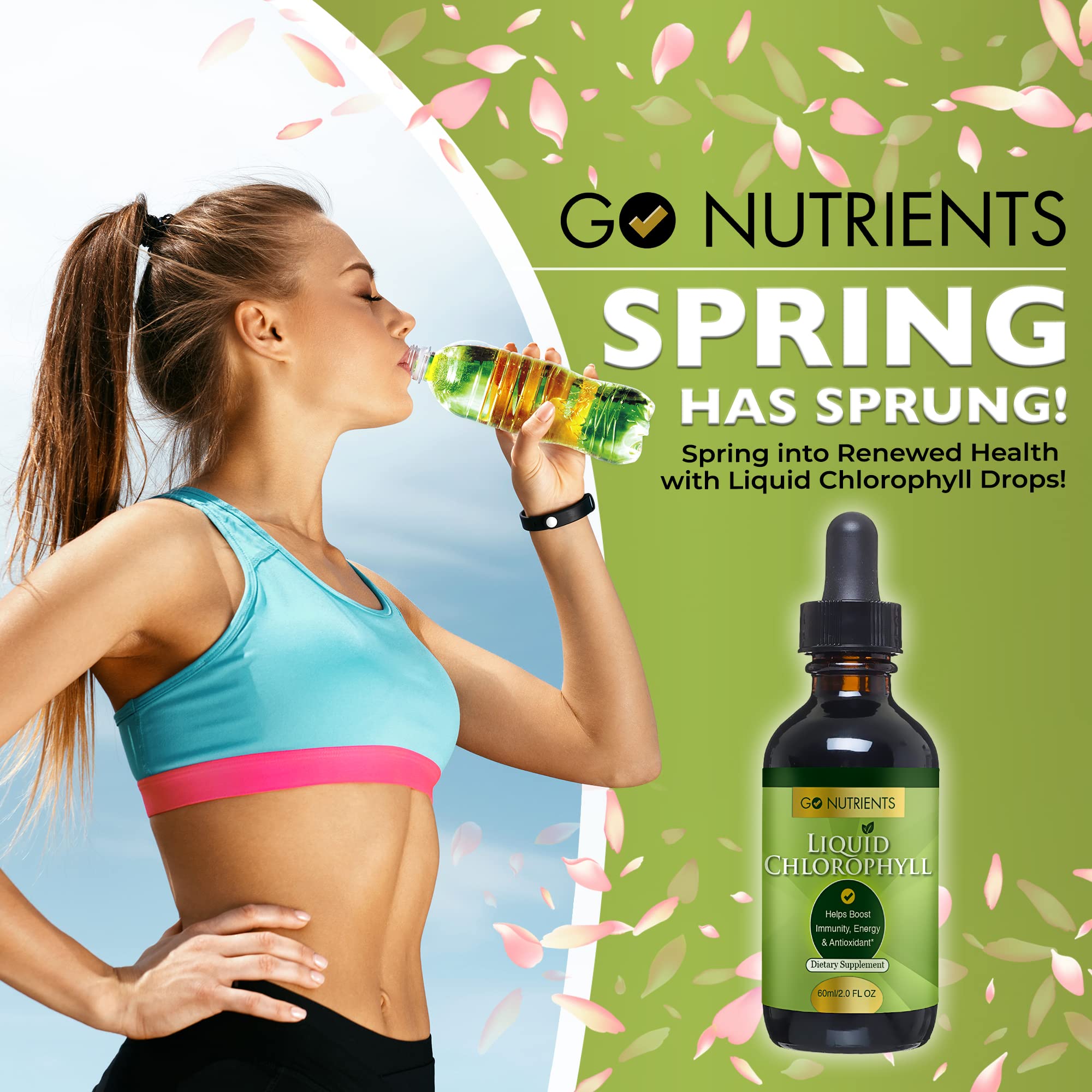 Foto 6 | Clorofila Líquida Supplement Go Nutrients 30 Ml - Venta Internacional.