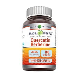 Foto 1 | Amazing Formulas Quercetin Berberine 500 Mg Antioxidante Control Glucosa Antiinflamatorio Salud Cardiovascular 180