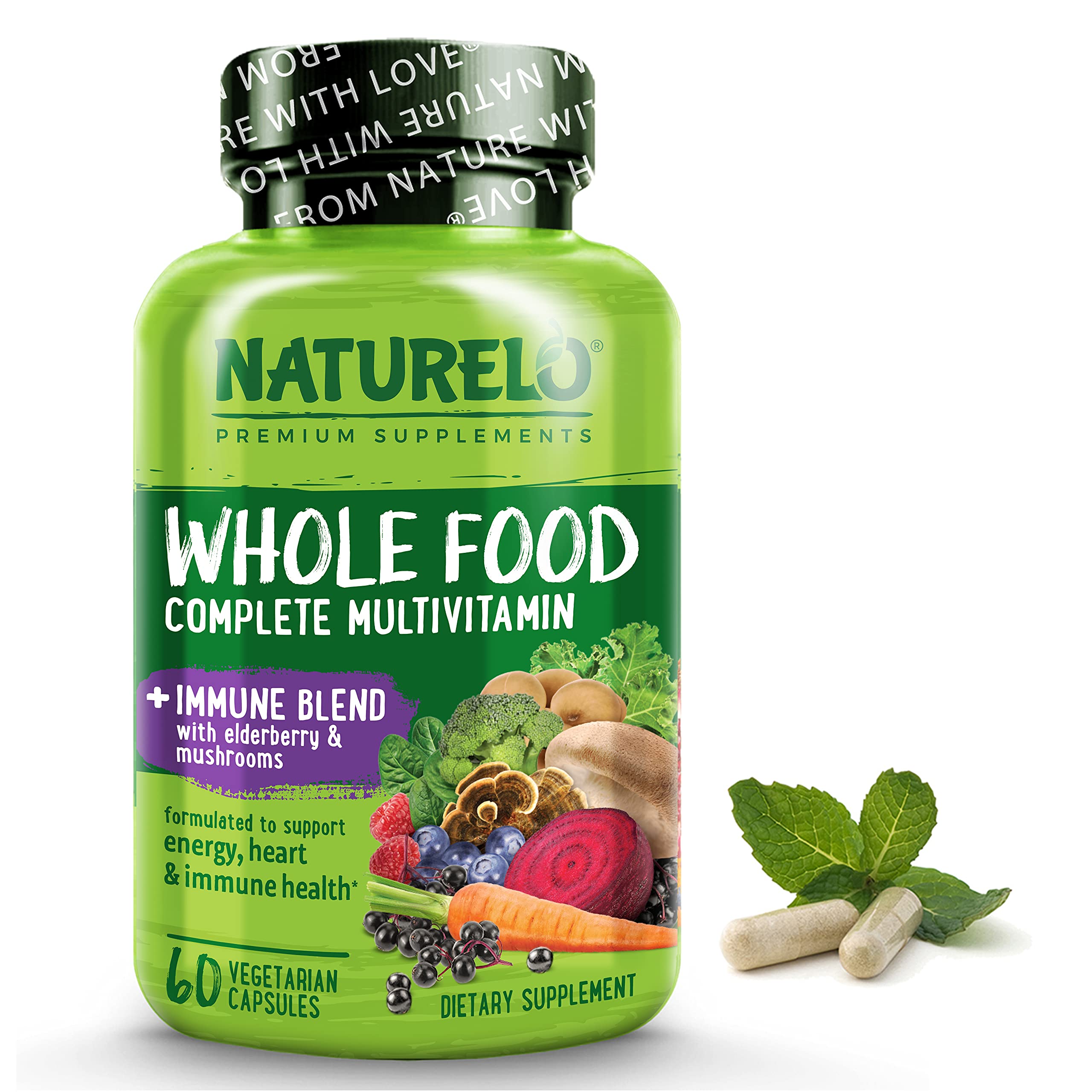 Foto 2 pulgar | Suplemento: Mezcla Multivitamínica E Inmunológica De Alimentos Integrales Naturelo - Venta Internacional.