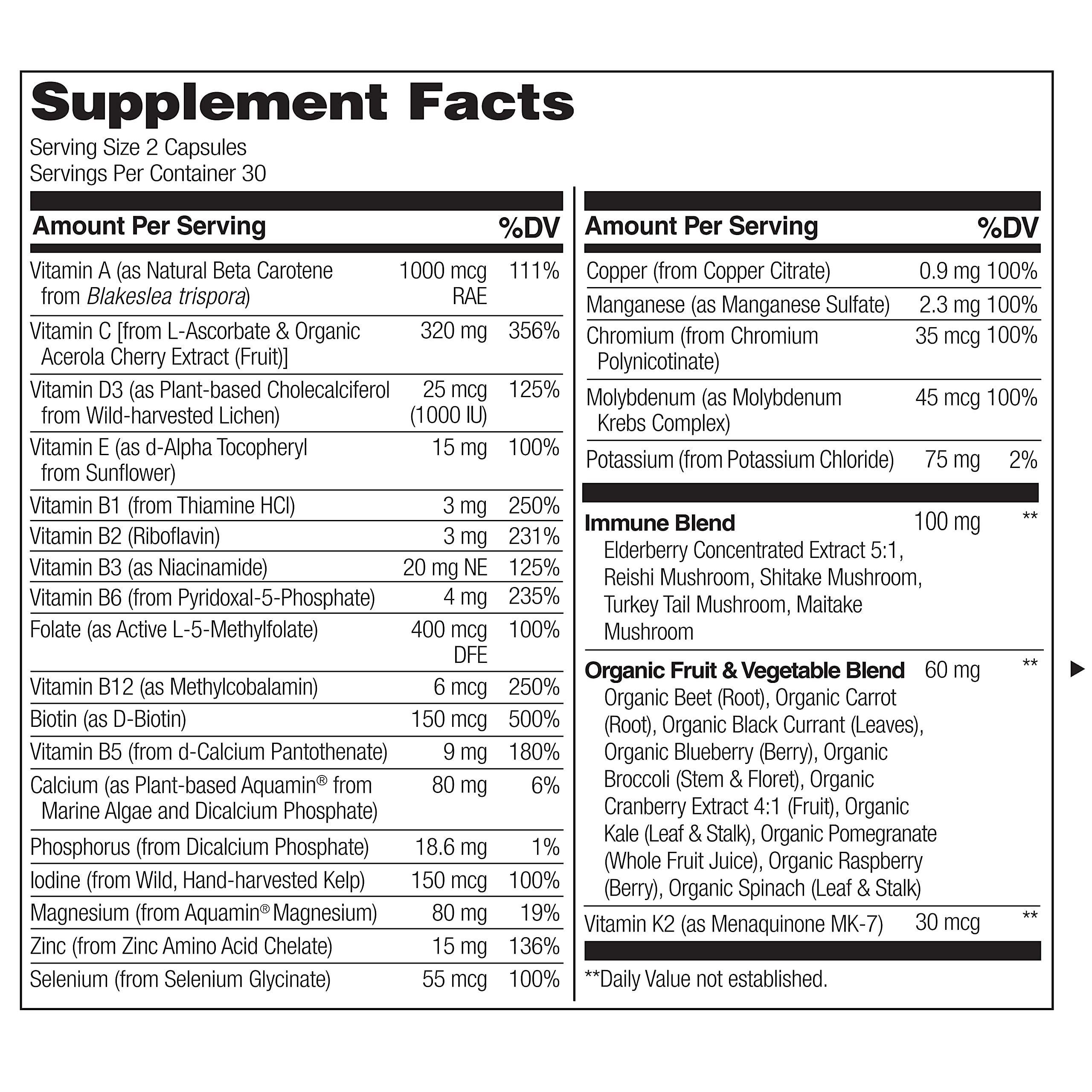 Foto 6 pulgar | Suplemento: Mezcla Multivitamínica E Inmunológica De Alimentos Integrales Naturelo - Venta Internacional.