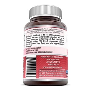 Foto 3 | Amazing Formulas Red Clover Trébol Rojo 430 Mg Menopausia, Equilibrio Hormonal, Antioxidante 180 Cápsulas
