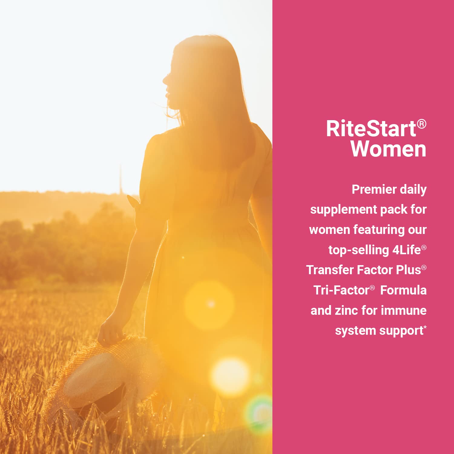 Foto 4 pulgar | Paquete Nutricional Diario Supplement 4life Ritestart Para Mujeres - Venta Internacional.