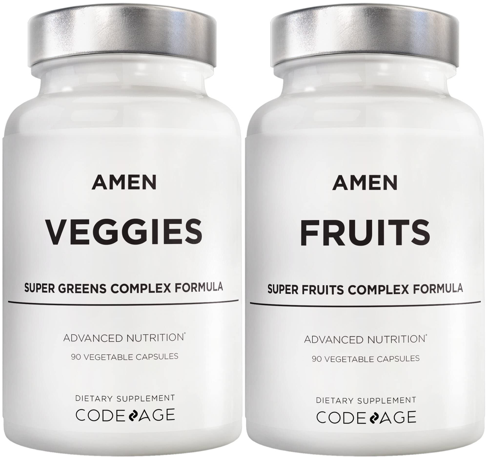 Foto 2 pulgar | Paquete De Suplementos Amen Fruits + Veggies Vitamins - Venta Internacional.