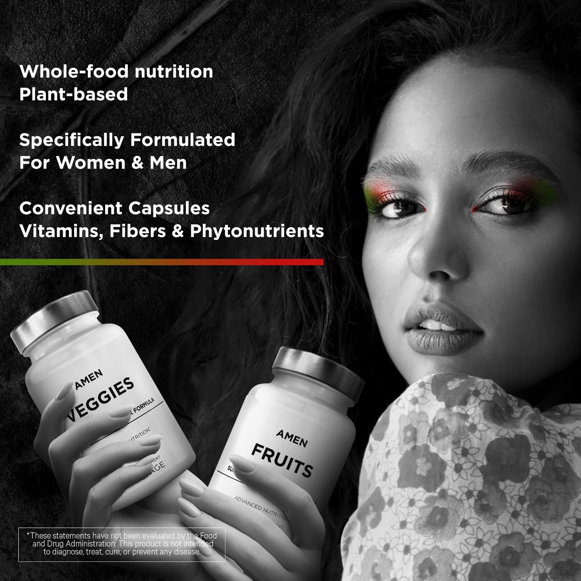 Foto 7 pulgar | Paquete De Suplementos Amen Fruits + Veggies Vitamins - Venta Internacional.