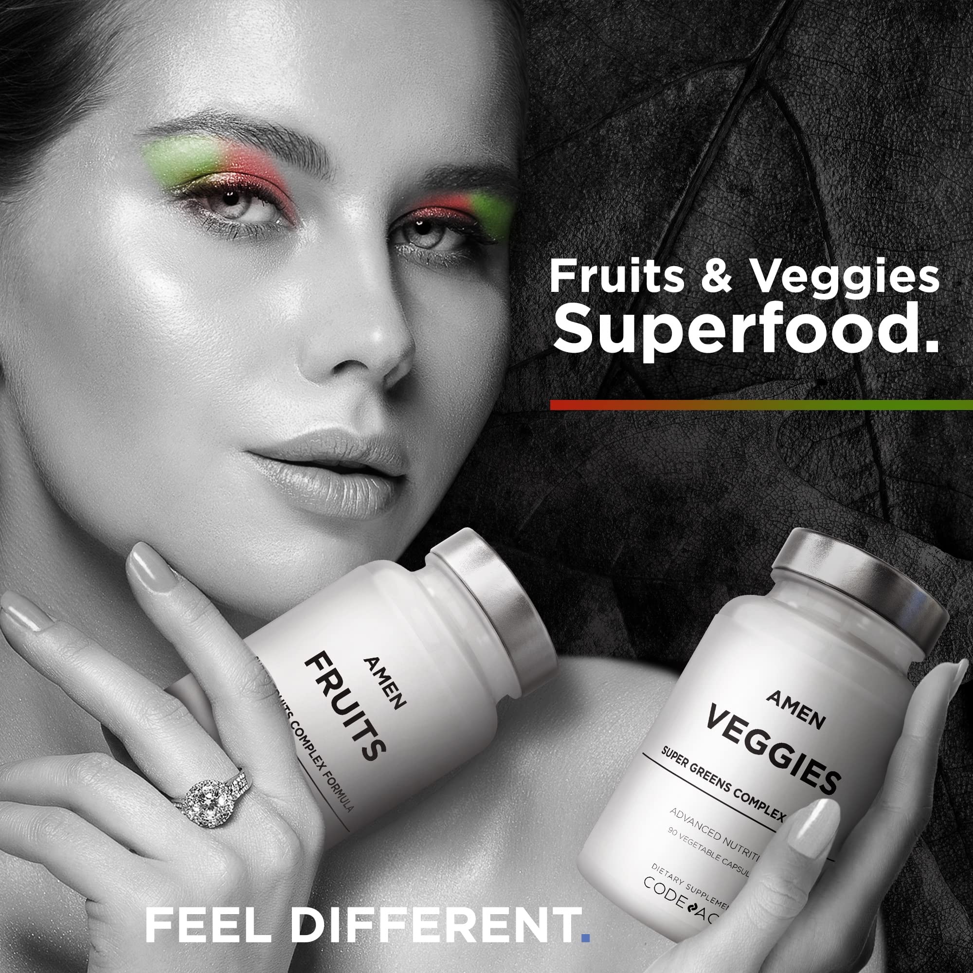 Foto 8 pulgar | Paquete De Suplementos Amen Fruits + Veggies Vitamins - Venta Internacional.