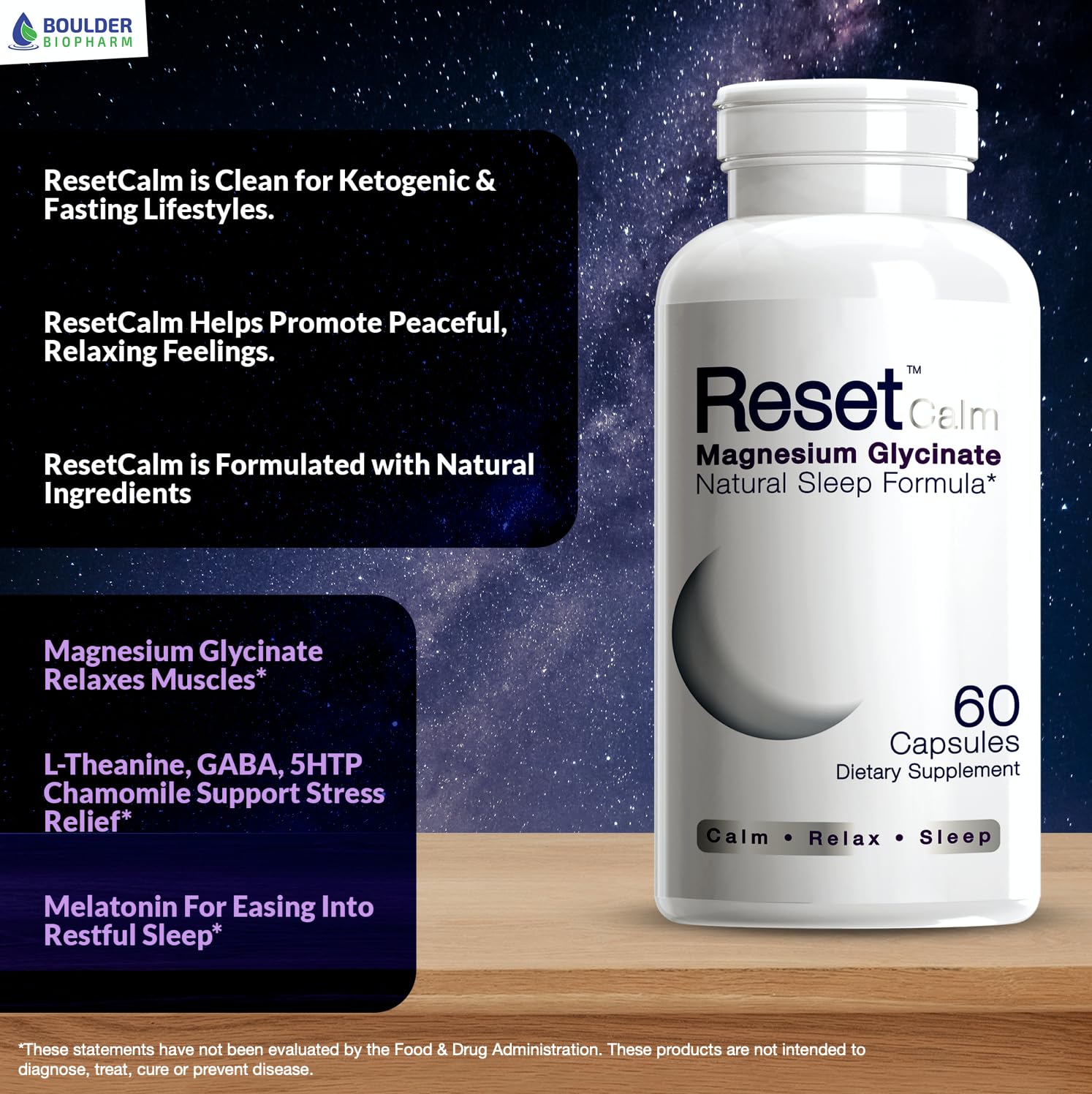 Foto 4 pulgar | Suplemento Reset Calm Night Electrolytes Con Melatonina - Venta Internacional.