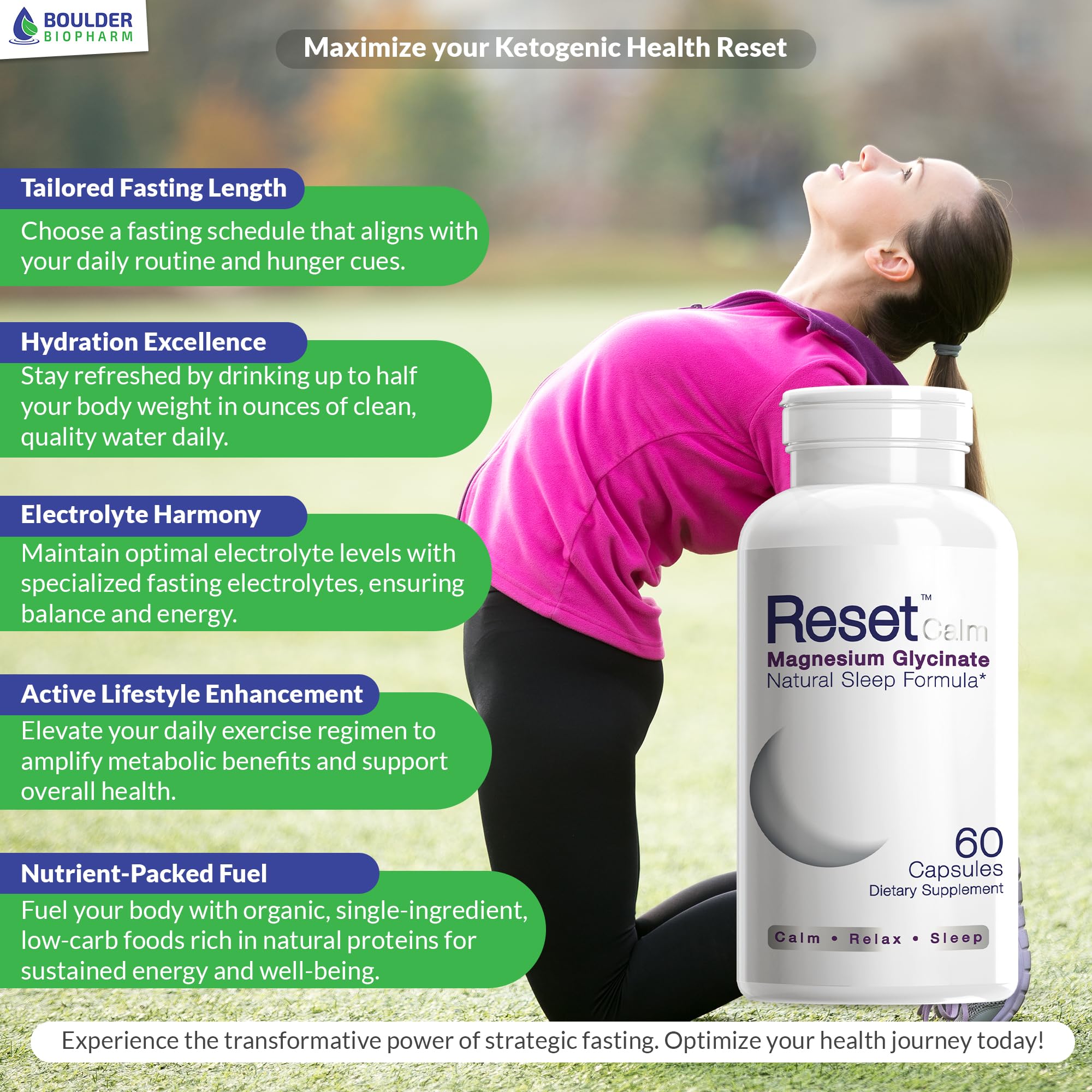 Foto 7 pulgar | Suplemento Reset Calm Night Electrolytes Con Melatonina - Venta Internacional.