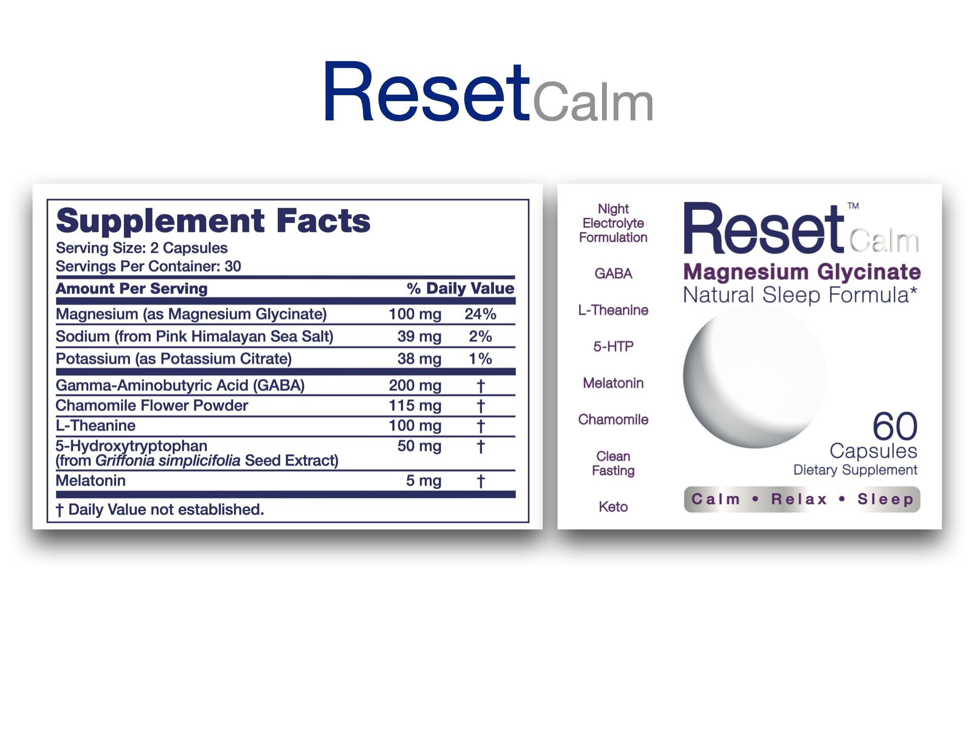 Foto 8 pulgar | Suplemento Reset Calm Night Electrolytes Con Melatonina - Venta Internacional.