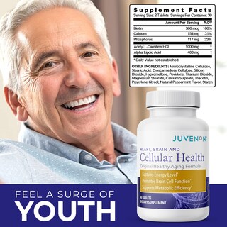 Foto 6 | Suplemento Juvenon Cellular Health Brain 60 Comprimidos - Venta Internacional.