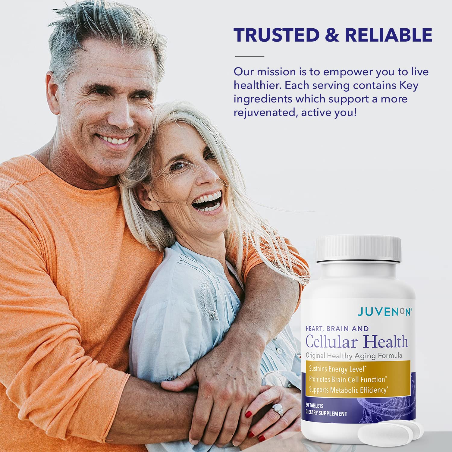 Foto 8 pulgar | Suplemento Juvenon Cellular Health Brain 60 Comprimidos - Venta Internacional.