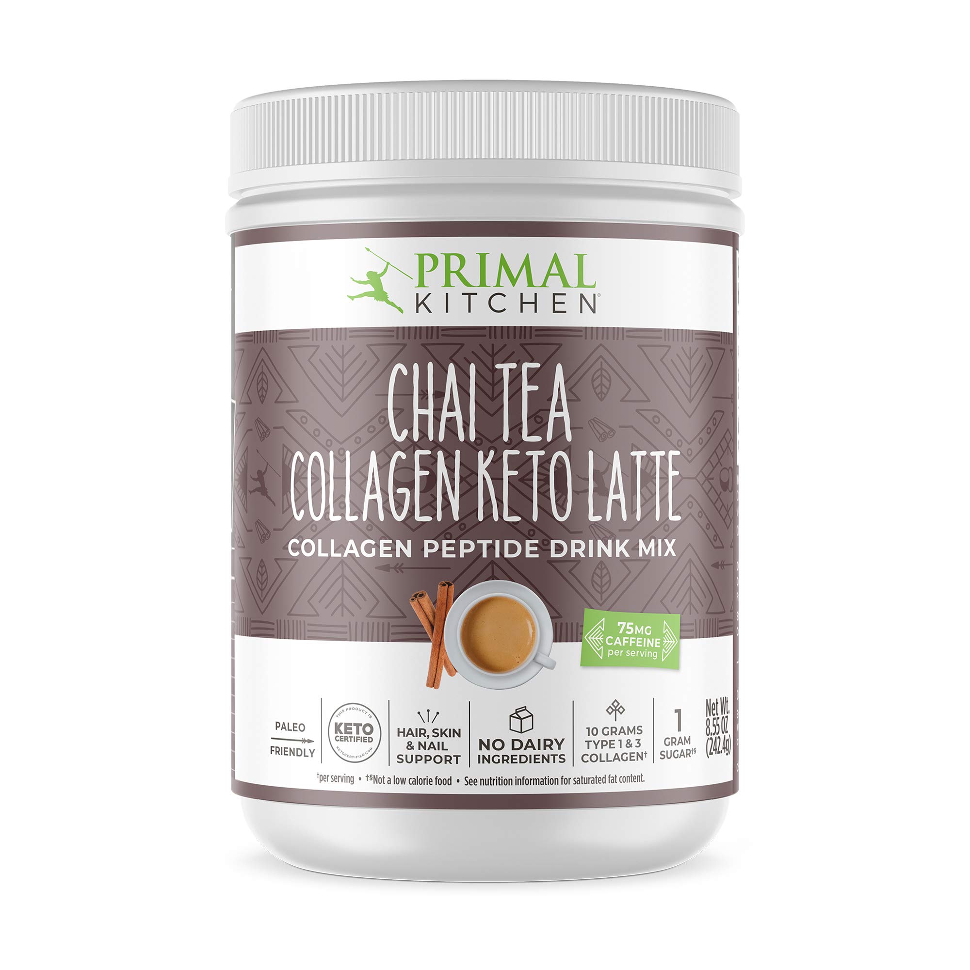 Foto 2 pulgar | Collagen Keto Latte En Polvo Primal Kitchen Chai Tea 250 Ml - Venta Internacional.