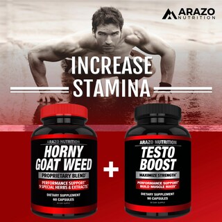Foto 6 | Suplemento De Extracto De Hierba De Cabra En Celo De Arazo Nutrition, 60 Píldoras - Venta Internacional.