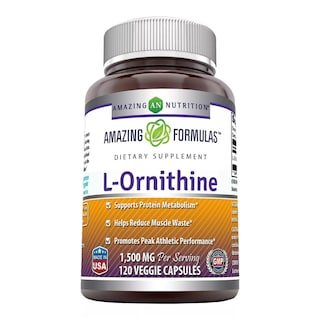 Foto 1 | Amazing Formulas L-ornithine Apoyo Hepático, Rendimiento Deportivo, Reducción De Estrés 1500 Mg 120 Cápsulas