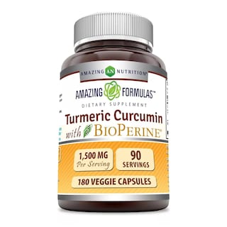 Foto 1 | Amazing Formulas Turmeric Curcumin With Bioperine Reduce Inflamación, Apoya La Salud De Las Articulaciones 180 Cápsulas