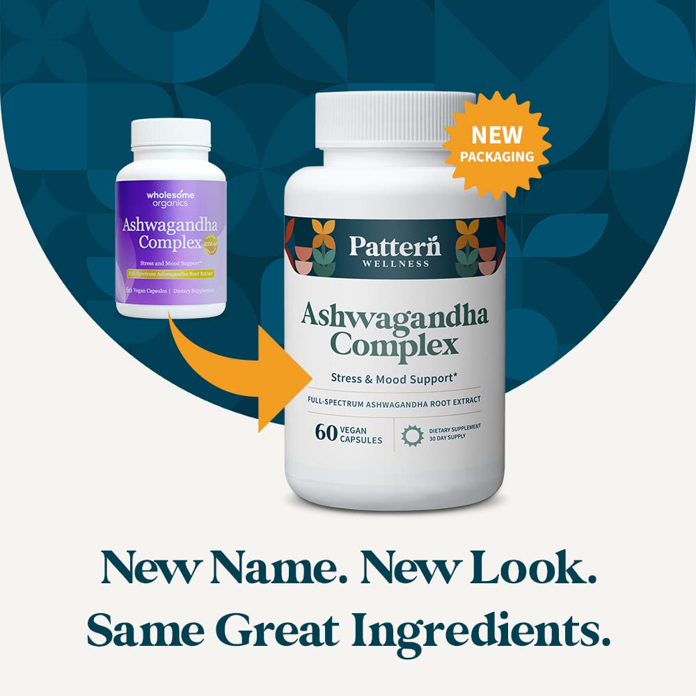 Foto 2 | Suplemento Pattern Wellness Ashwagandha Complex 60 Comprimidos - Venta Internacional.