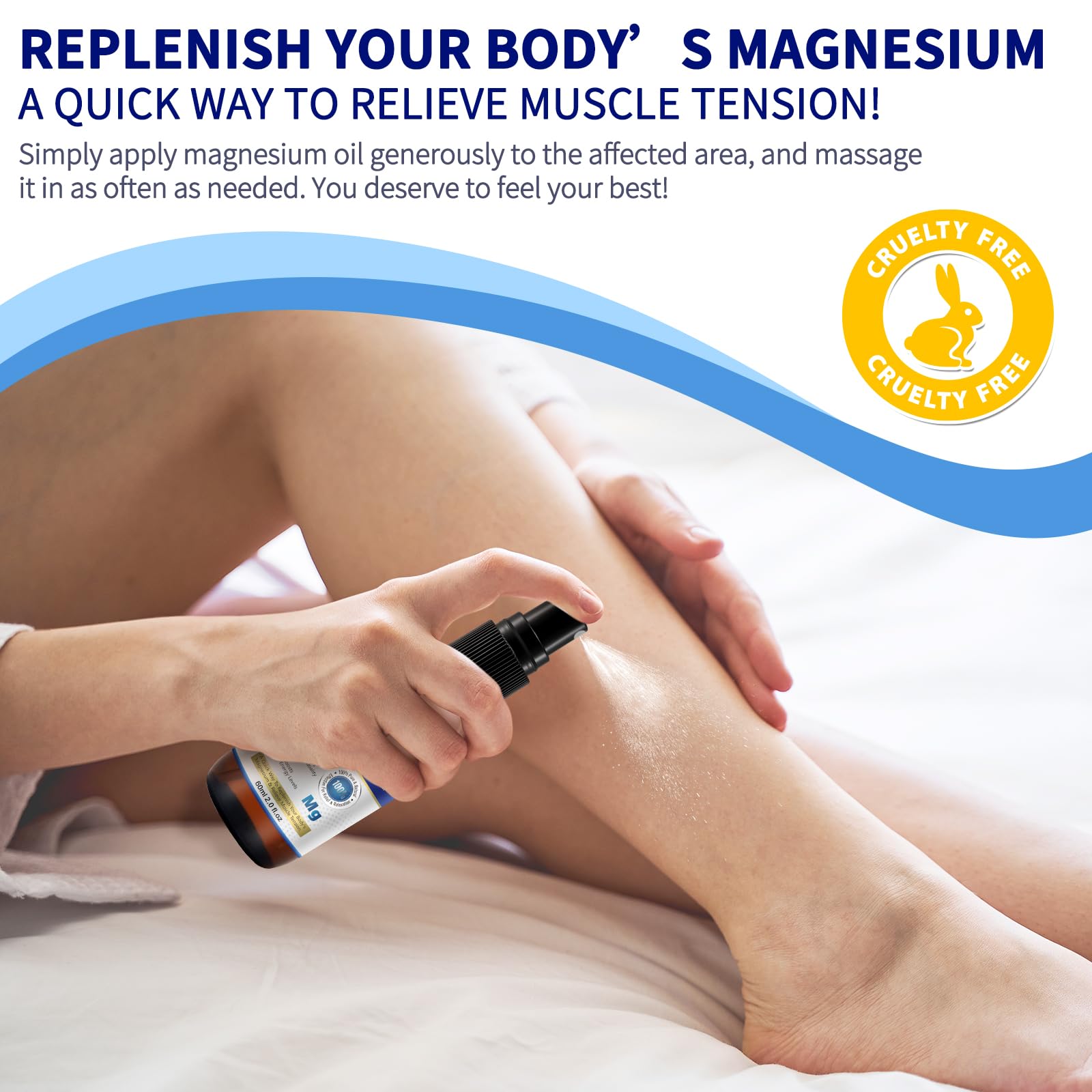 Foto 7 | Aceite de Magnesio en Aerosol Puro y Natural 60 ml - Venta Internacional