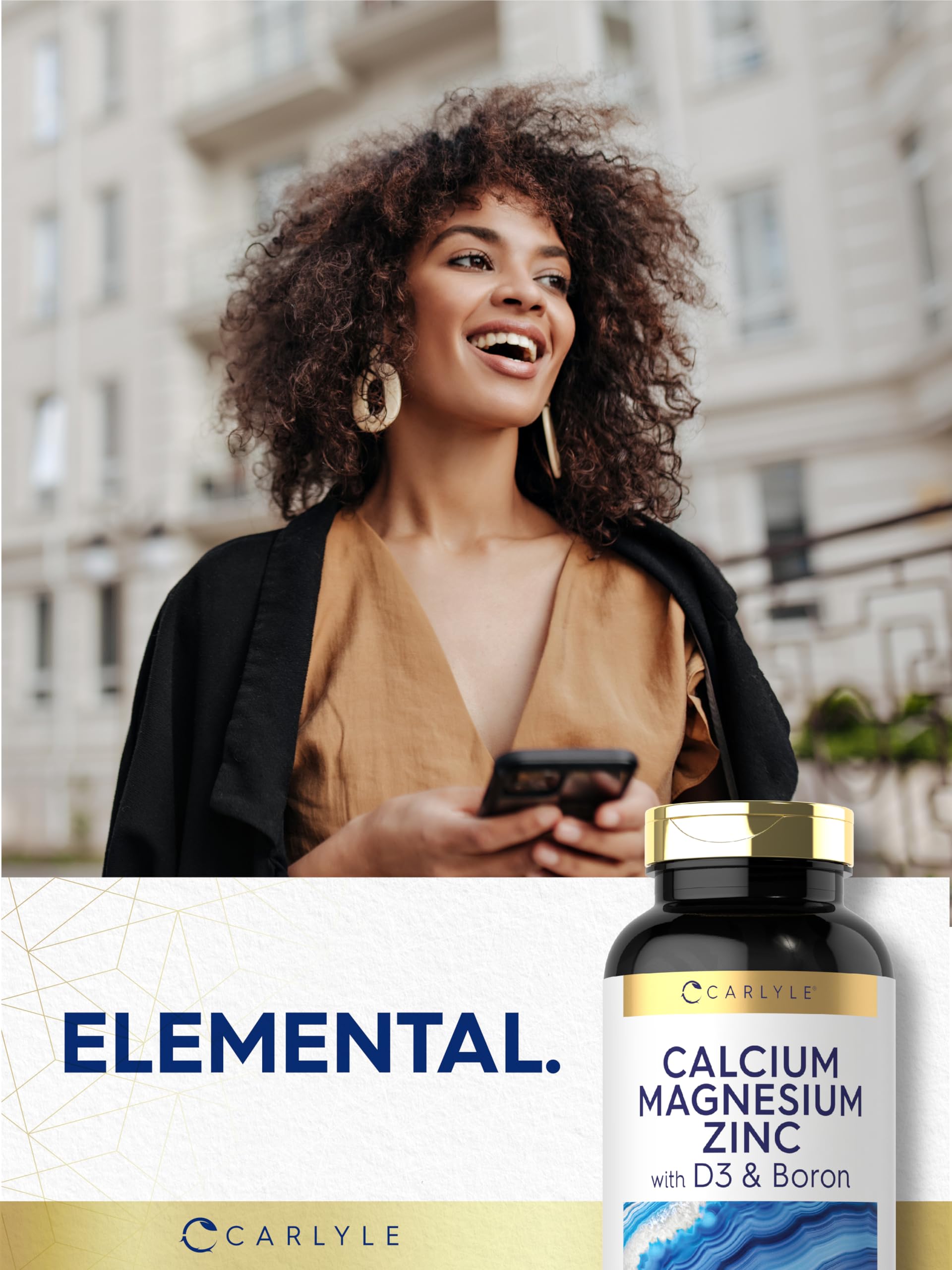 Foto 8 pulgar | Suplemento Carlyle Calcium Magnesio Zinc Con Vitamina D3 300 Comprimidos - Venta Internacional
