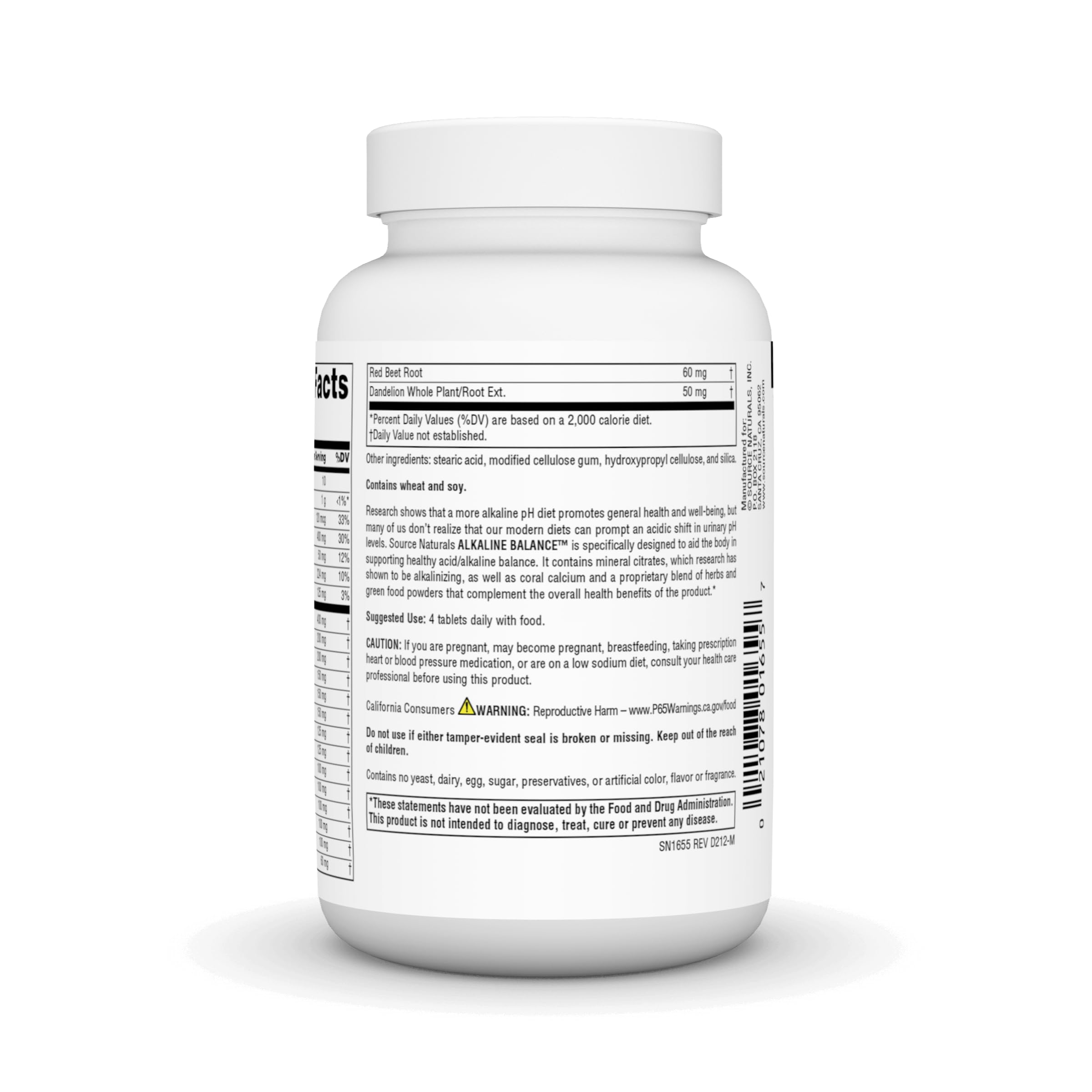 Foto 3 | Suplemento Source Naturals Alkaline Balance 240 Comprimidos - Venta Internacional