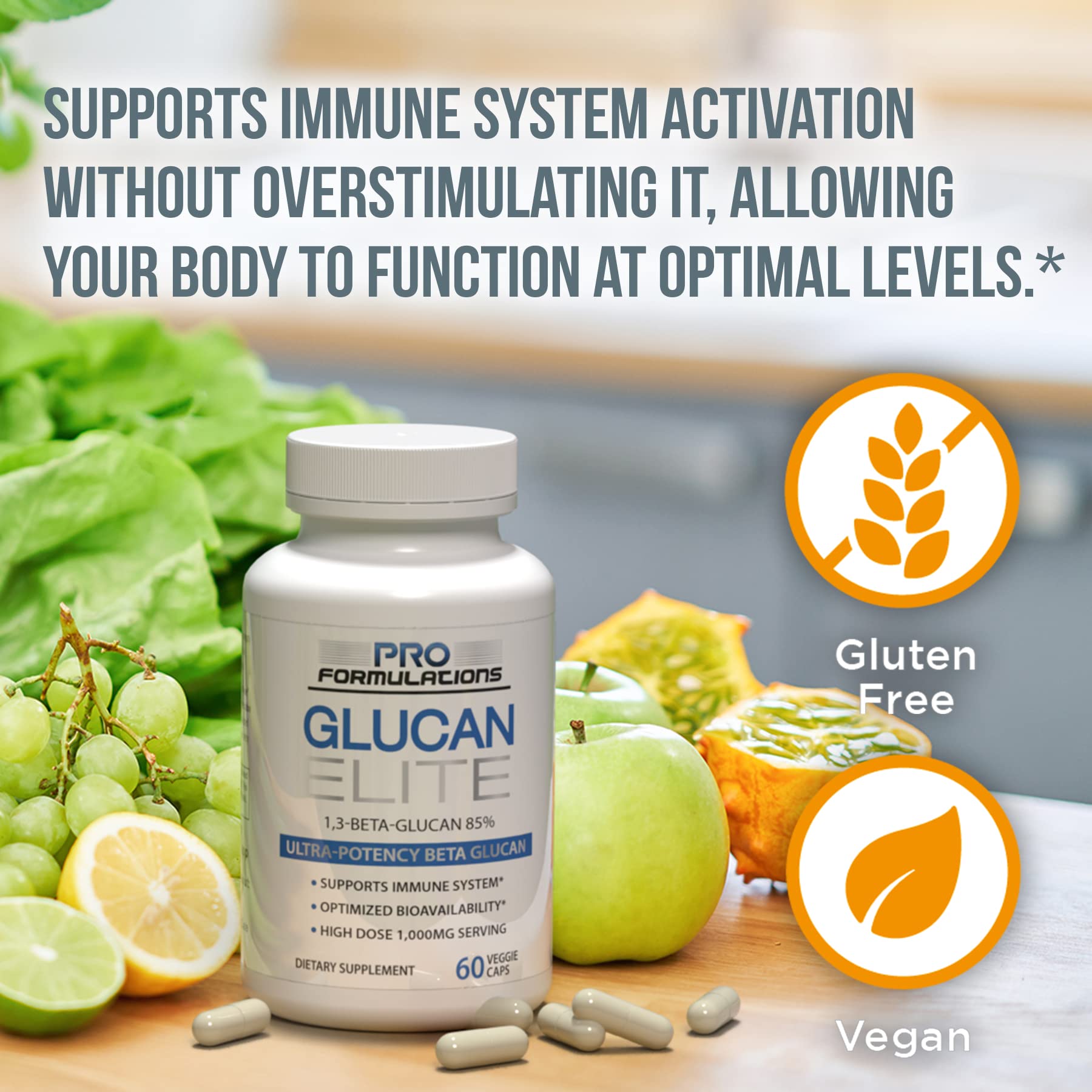 Foto 5 pulgar | Suplemento Pro Formulations Md Glucan Elite 85% Beta 1,3d - Venta Internacional.