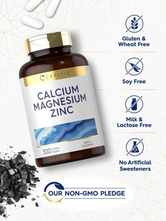 Foto 5 | Suplemento Carlyle Calcio Magnesio Zinc 300 Comprimidos - Venta Internacional