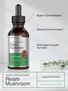 Foto 3 | Suplemento De Tintura De Extracto De Hongos Reishi Horbäach, 60 Ml - Venta Internacional.